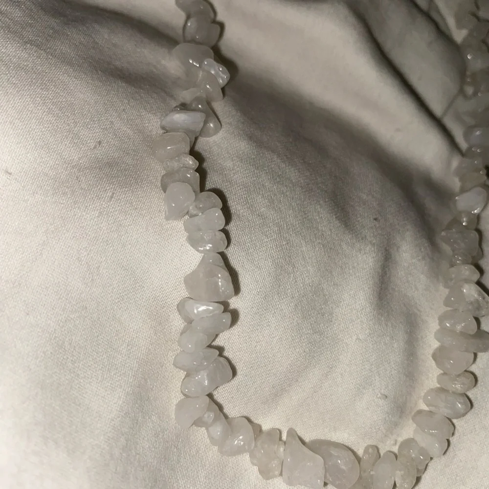 White Quartz Necklace - Picture 2 of 2